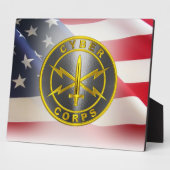 Cyber Corps Army Veteraan Fotoplaat (Zijkant)