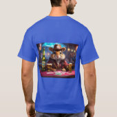 Cyber Cowboy Chipmunk bij de Prismatic Pyramid T-shirt (Achterkant)