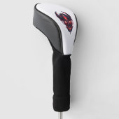 Cyber Demon Skull Lord Golfheadcover (Schuin)