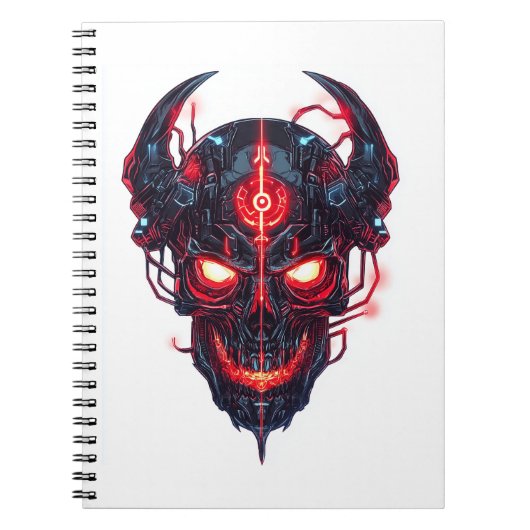 Cyber Demon Skull Lord Notitieboek (Voorkant)