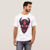Cyber Demon Skull Lord T-shirt (Voorkant volledig)