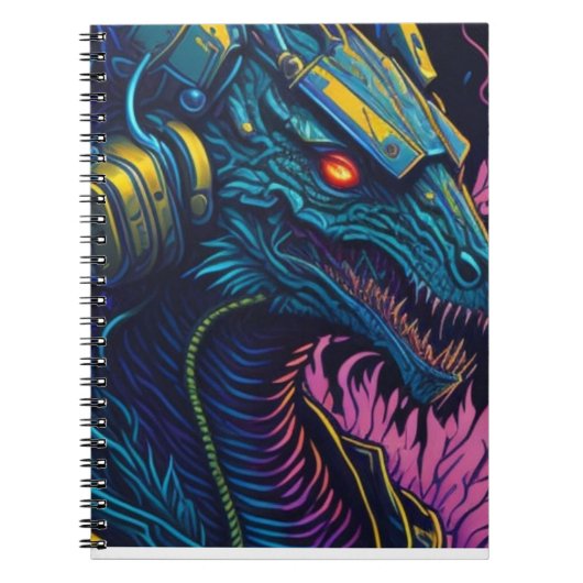Cyber Dragon-Notitieboek Notitieboek (Voorkant)
