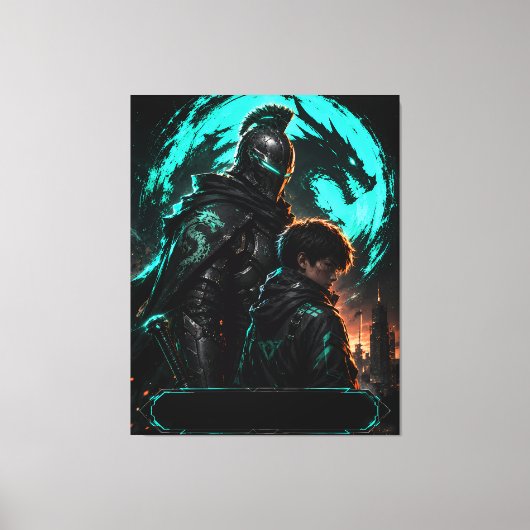 Cyber Dragon Vader Legacy Canvas Afdruk (Voorkant)
