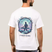 Cyber-Eden DJ T-shirt – Digital Paradise Beats (Achterkant)