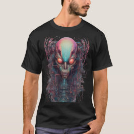 Cyber Entity; Neon Awakening T-shirt
