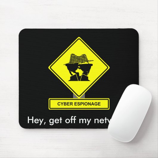 Cyber Espionage Mousepad Muismat (Met muis)