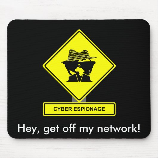 Cyber Espionage Mousepad Muismat (Voorkant)