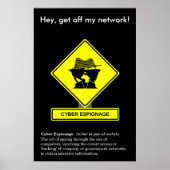 Cyber Espionage Security Awareness Poster (Voorkant)