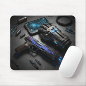 cyber-esthetic command mousepad muismat (Met muis)