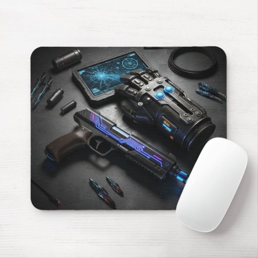 cyber-esthetic command mousepad muismat (Met muis)