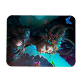 Cyber Fairy Fantasy Art Magneet (Horizontaal)