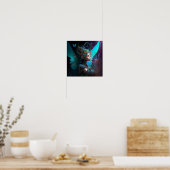 Cyber Fairy Fantasy Art Poster (Keuken)
