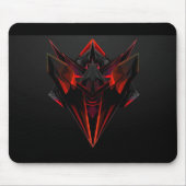 Cyber Force Gaming Mousepad (rood) Muismat (Voorkant)