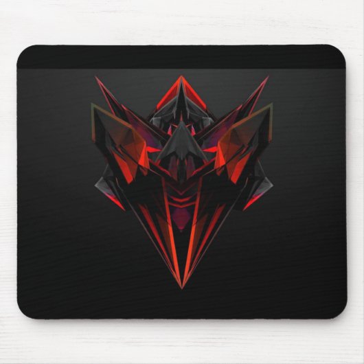 Cyber Force Gaming Mousepad (rood) Muismat (Voorkant)