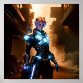 Cyber Fox Poster (Voorkant)