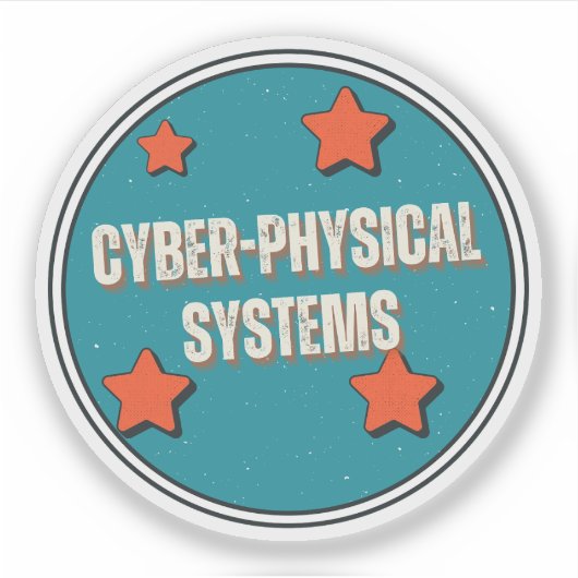 Cyber-fysische systemen sticker (Voorkant)