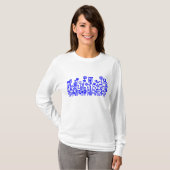 Cyber Garden - Blauw T-shirt (Voorkant volledig)