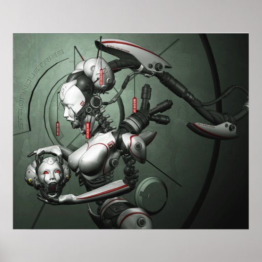 Cyber Geisha Poster (Voorkant)