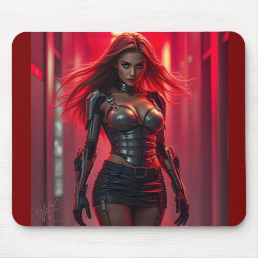 Cyber-Girl Muismat (Voorkant)