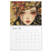 Cyber Girl: symbolistische kunstkalender Kalender (Feb 2026)
