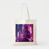 Cyber Girl Tote Bag (Voorkant)