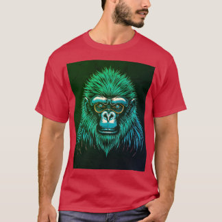 Cyber Gorilla – Koele Futuristische Aap Illustrati T-shirt