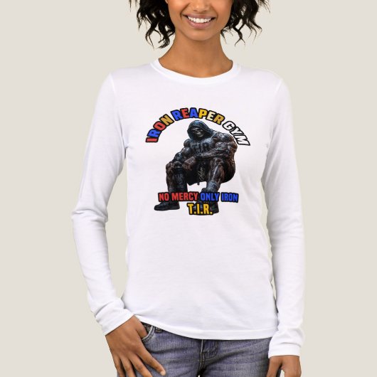 Cyber Gorilla Tech Mech Kunst Tri-Blend Shirt (Voorkant volledig)