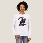 Cyber Gorilla Tech Mech Kunst Tri-Blend Shirt (Voorkant)