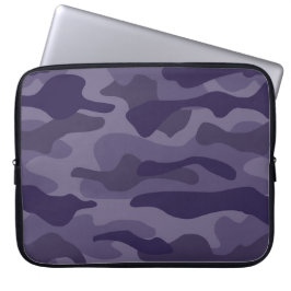 Cyber Grape Monocolor Camo Laptop Sleeve