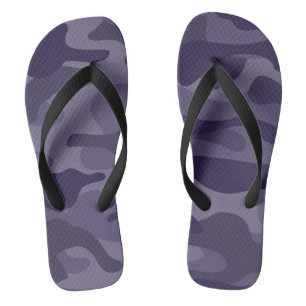 Cyber Grape Monocolor Camo Teenslippers