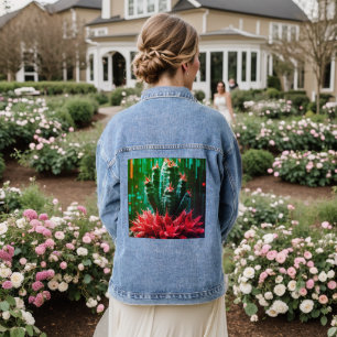 Cyber Green Denim Jacket