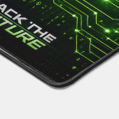 Cyber Grid Glow voor tech tieners Bureaumat (Hoek)