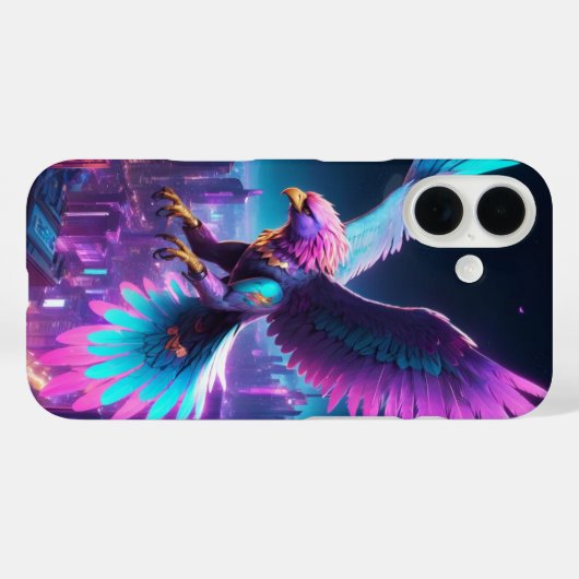 Cyber Griffin Case-Mate iPhone Case (Achterkant (horizontaal))