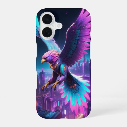 Cyber Griffin iPhone 16 Hoesje (Achterkant)