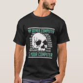 Cyber Hacker Computer Security Expert Cybersecurit T-shirt (Voorkant)