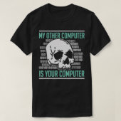 Cyber Hacker Computer Security Expert Cybersecurit T-shirt (Design voorkant)