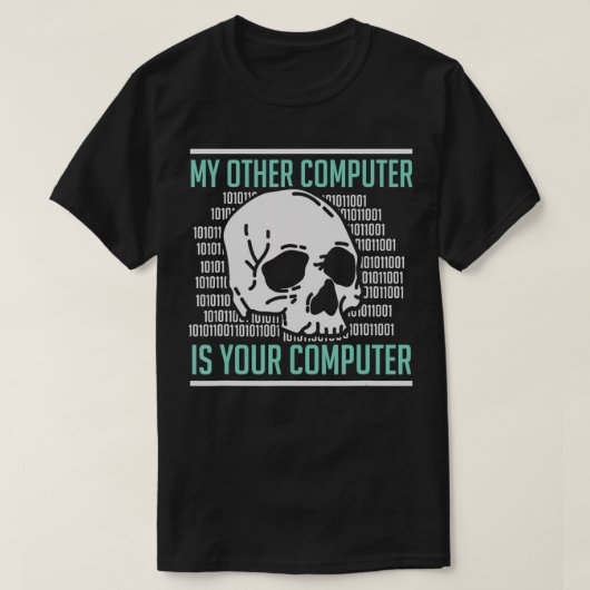 Cyber Hacker Computer Security Expert Cybersecurit T-shirt (Design voorkant)