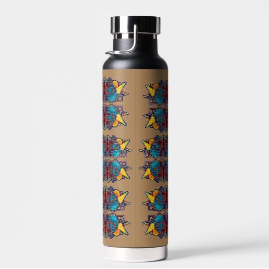 Cyber Heart Waterfles (Rechts)