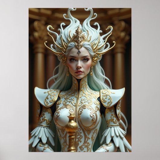 Cyber Hera: Golden Queen Poster (Voorkant)
