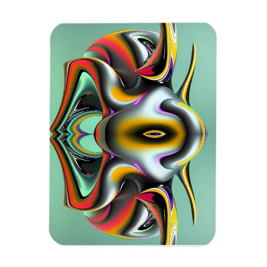 Cyber-Hotdish - Ken Gage Fine Art Magneet (Verticaal)