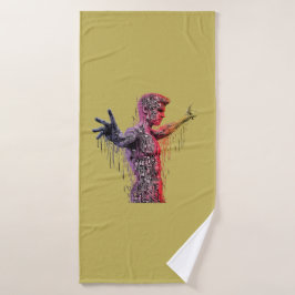 Cyber Human Bad Handdoek