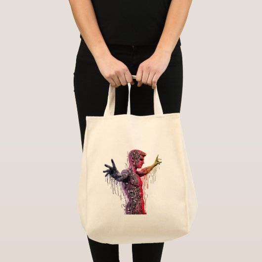 Cyber Human Tote Bag (Voorkant (product))