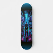 "Cyber Infiltrator: Hacker's Lair Persoonlijk Skateboard (Voorkant)