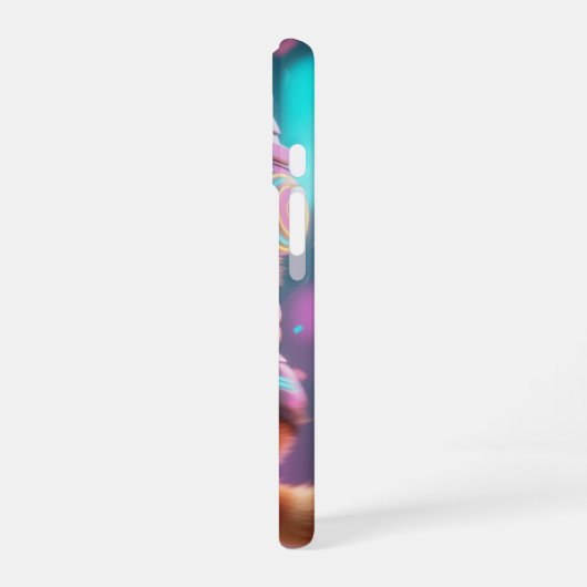 Cyber Kawaii Cat Phone Case iPhone 16 Hoesje (Linkerkant)