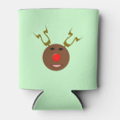 Cyber Kerst Rendier Blikje Koeler (Voorkant)