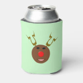 Cyber Kerst Rendier Blikje Koeler (Blikje Achterkant)