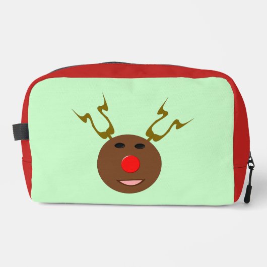 Cyber Kerst Rendier Toilettasje (Voorkant)