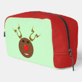 Cyber Kerst Rendier Toilettasje (Rechterhoek)