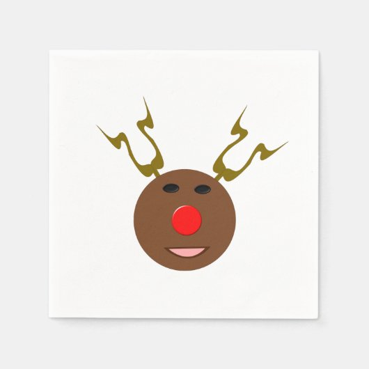 Cyber Kerstrendierpapier Napkins Servet (Voorkant)