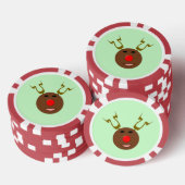 Cyber-kerstrendiertje Poker Chips (Opstapeling)